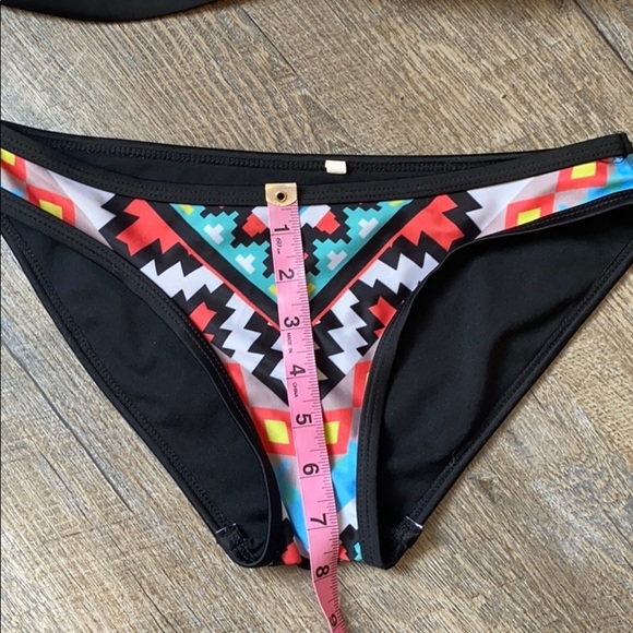 Colorful Aztec 2 piece Bikini Medium - Picture 3 of 9